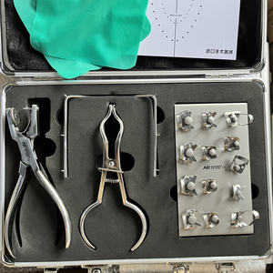 Obstacle dentaire en caoutchouc oral praticien examen sceau exercice ensemble d'outils poinçonnage plaque perforateur - Product Image 2