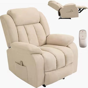 मालिश झुकनेवाला कुर्सी कपड़े गरम Ergonomic लाउंज कुर्सी Overstuffed Reclining कुर्सी सिंगल सोफा के लिए कमरे में रहने वाले - Product Image 1