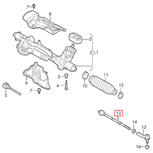 1K0423810A 1KD423810 3C0423810A Conjunto de Barra de Acoplamiento para Volkswagen Golf Jetta Audi A3 Skoda Octavia Seat <span class=keywords><strong>Leon</strong></span> 2004-2016 - Product Image 5