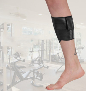 Ceinture avec sangle élastique pour protection, gaine ajustable, couleur peau noire, pour le football, le basket, l'entraînement, le sport, disponible en <span class=keywords><strong>2</strong></span> tailles - Product Image 2