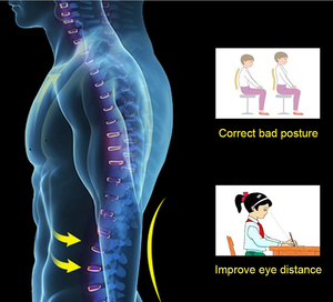 Support dorsal réglable ceinture de civière lisseur magnétique corps Posture correcteur épaule Posture correcteur - Product Image 3