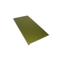 Tôle d'aluminium anodisé vert menthe clair 5005 de 0,21 mm à 3 mm avec AA15 pour la construction durable, l'intérieur et l'équipement médical