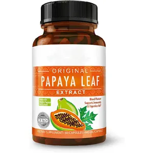 Organic Papaya Extract Capsule Papain Capsule Papaya Capsules Digestion Aid