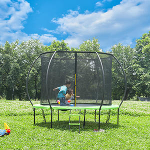 <span class=keywords><strong>Trampoline</strong></span> robuste Zoshine Pumpkin avec filet de sécurité, poteaux en <span class=keywords><strong>mousse</strong></span>, lit de saut récréatif pour l'extérieur, pour le plaisir dans la cour - Product Image 1