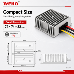 Convertitore DC-DC Boost 12V-24V 15A 360W ad Alta Potenza IP68 Impermeabile, Alimentatore Switching Step-Up per Veicoli, Imbarcazioni, Nautica, Camper - Product Image 4