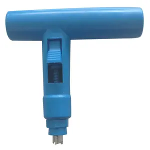 Perfurador manual de plástico tipo T para sistema de irrigação por gotejamento, acessórios para tubos de plástico tipo T de 10 mm