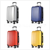 Valise à roulettes ABS pour expédition mondiale, 20/24/28 pouces, roues multidirectionnelles silencieuses |   Étanche et antivol |   Logo