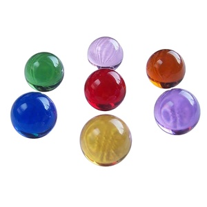 Venda quente Acessórios Do Jogo Brinquedo Sólido 8mm 10mm 16mm 20mm 25mm 30mm Mármores Esfera Cristal Cores Bola de Vidro Redonda Clara - Product Image 2