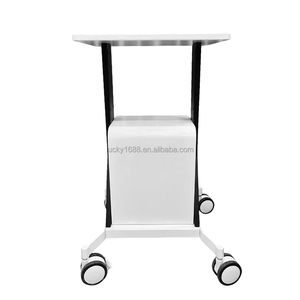 Muebles de salón portátiles, carro <span class=keywords><strong>auxiliar</strong></span> rodante de acero inoxidable, carrito de máquina de belleza para spa facial <span class=keywords><strong>con</strong></span> 2 <span class=keywords><strong>cajones</strong></span> de almacenamiento - Product Image 3