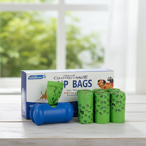 Bolsa de Basura para Perros Personalizada, Portátil, Degradable, 100% Biodegradable y Compostable, para Desechos de Mascotas - Product Image 1