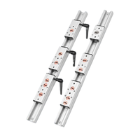Riel de guía lineal de grado industrial con doble eje integrado SGR10 15N 20 25 35, eje óptico de acero para rodamientos, CNC profesional