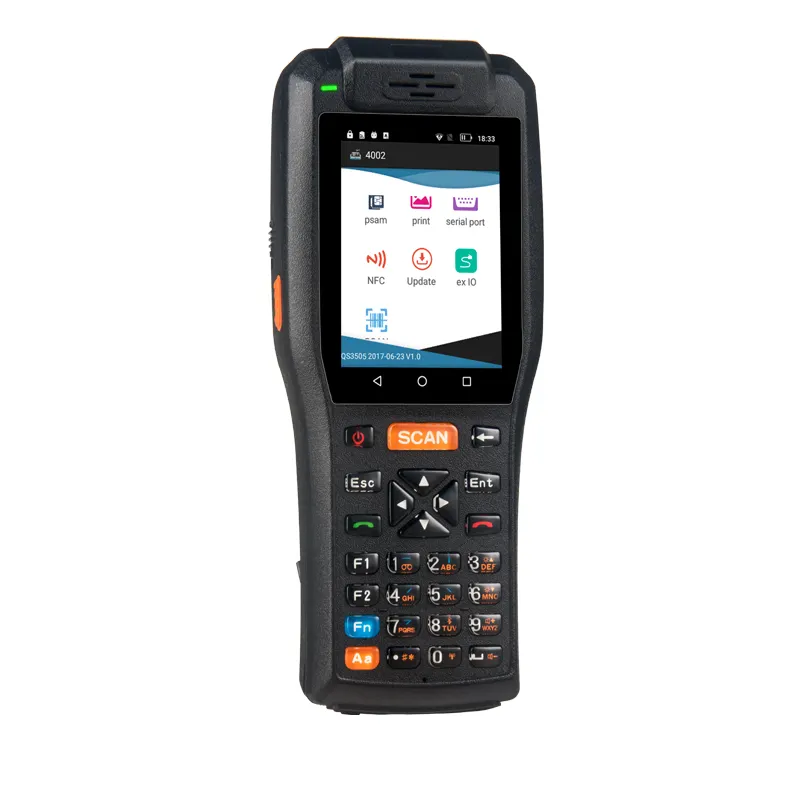 3.5 inch Touch Screen Android PDA 3505 Data Terminal with Thermal Printer