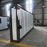 Maison conteneur extensible à double aile de 28 m², structure en acier pliable de 700 mm pour le transport, vente directe usine Shandong