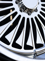 Roue de camionnette personnalisée Super Single 6x139.7 6x5.5 8x165.1 8x6.5 8x170 8x180 pour F350 F250 22x12 24x12 24x14 26x14 26x16