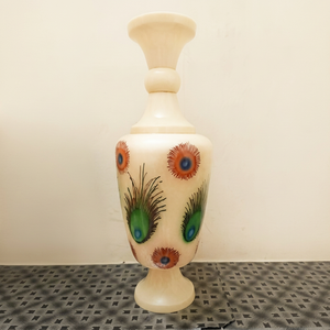Vase à fleurs en résine artisanale de luxe, vase de sol moderne de luxe pour la décoration de la maison et de l'hôtel - Product Image 1
