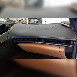 Accessoires de décoration d'intérieur de voiture en Fiber de carbone, garniture de tableau de bord pour <span class=keywords><strong>Corvette</strong></span> C8 2020 <span class=keywords><strong>2021</strong></span> - Product Image 4