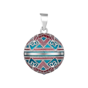 Collier pendentif en forme <span class=keywords><strong>de</strong></span> cloche d'ange plaqué argent en laiton, style tendance, pour <span class=keywords><strong>grossesse</strong></span> et maternité, cadeau <span class=keywords><strong>de</strong></span> bijoux, troisième modèle - Product Image 1