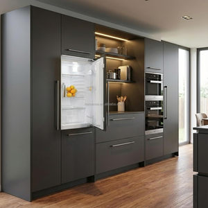 Réfrigérateur encastrable sous comptoir de 129 litres, étagères en verre réglables, éclairage LED, porte réversible pour cuisine compacte, appartement - Product Image 6
