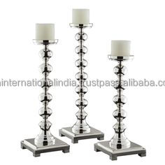 Support de bougie en acier inoxydable doré brillant, fait main, écologique, pour la maison, l'hôtel, les mariages, les fêtes, Noël, décoration de table - Product Image 3