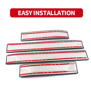 Accessoires extérieurs automobiles en acier inoxydable chromé OEM pour 2019 Mitsubishi Eclipse Cross Door Sill Strip - Product Image 6