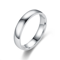 Bague en acier inoxydable gravée motif feuille, polie, minimaliste, en stock, vente en gros, bijoux de mode unisexe