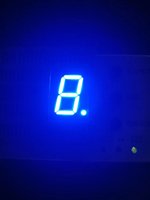 Afficheur LED à 7 segments à un seul chiffre de couleur bleue à cathode commune de 0,32 pouce Houkem-3211-A/BB