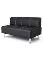 Canapé de salon moderne pour salon de coiffure, banc d'attente pour barbier, chaise longue