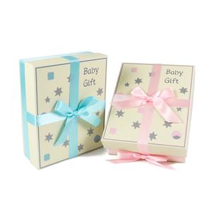 Boîtes cadeaux pour bébé nouveau-né avec logo personnalisé, biodégradables, trois boîtes à dents de lait, annonce, emballage souvenir, cadeaux de fête prénatale avec ruban - Product Image 2