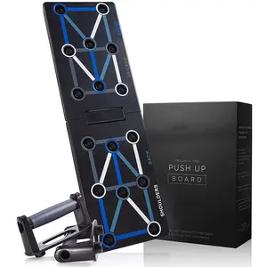 Wellshow spor 12 1Push-Up kurulu katlanabilir Push Up kurulu göğüs eğitimi cihazı taşınabilir Push-Up kurulu spor salonu ev kas oluşturucu