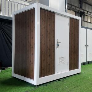 Inodoro portátil de acero para exteriores de estilo industrial, baño y ducha ensamblados, inodoro portátil - Product Image 3