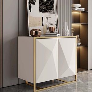 <span class=keywords><strong>Meuble</strong></span> à chaussures <span class=keywords><strong>d</strong></span>'<span class=keywords><strong>entrée</strong></span> mural en bois massif, style luxe léger américain, design postmoderne et simple, pour appartements grands et petits - Product Image 6