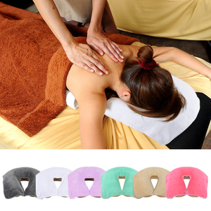 Fundas de Reposacabezas en Forma de U con Logotipo Personalizado, Toallas para Camillas de Masaje para Spa, Salón de Belleza y Cuidado Personal - Product Image 1