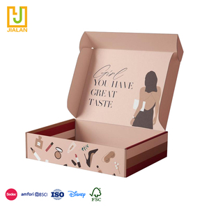 Bưu Phẩm Gợn Sóng Màu Đen Trắng Hồng In Tùy Chỉnh Hộp Đựng Son Môi Trang Điểm Hộp Giấy Vận Chuyển Có Logo - Product Image 4