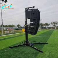 Soporte de Altavoz con Elevación Manual para Eventos, Truss para Altavoces
