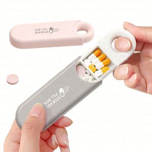 Jh Medibox Boîte de rangement portable en plastique pour pilules, étanche, 3 compartiments, idéale pour les voyages et l'utilisation quotidienne/hebdomadaire - Product Image 2