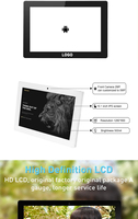 Tablette PC LCD tactile murale OEM ODM Letine Android 11 10,1 pouces avec NFC et alimentation PoE pour magasin de détail et ascenseur, 2 Go de RAM, 16 Go