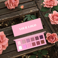 Fabricants de cosmétiques, maquillage en marque privée, OEM, vente en gros, fard à paupières rose, fard à paupières hautement pigmenté, palette de fards à paupières