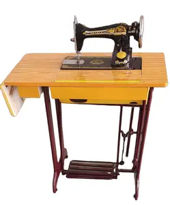 Hot Sell Ja Serie setzt Nähmaschinen kopf mit 2 Schubladen Tisch und Stahlrohr ständer