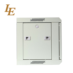 Baie de serveur murale en acier de 19 pouces 4U 6U, gris RAL7035, avec porte avant en acier verrouillable, panneaux latéraux amovibles avec loquets et entrée de câbles - Product Image 3