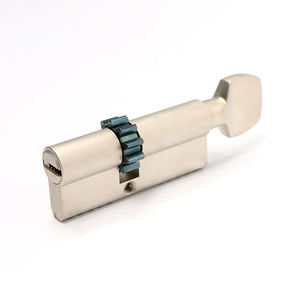 3หรือ5กุญแจล็อคทองเหลืองยูโร60มม. กระบอกล็อคแบบยืดหดได้เพื่อความปลอดภัยสูงสำหรับล็อคประตู - Product Image 2