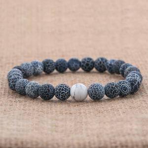 Bracelet de couple en pierre, amitié, relation personnalisée, perles personnalisées, bracelet pour couple, vente en gros - Product Image 4