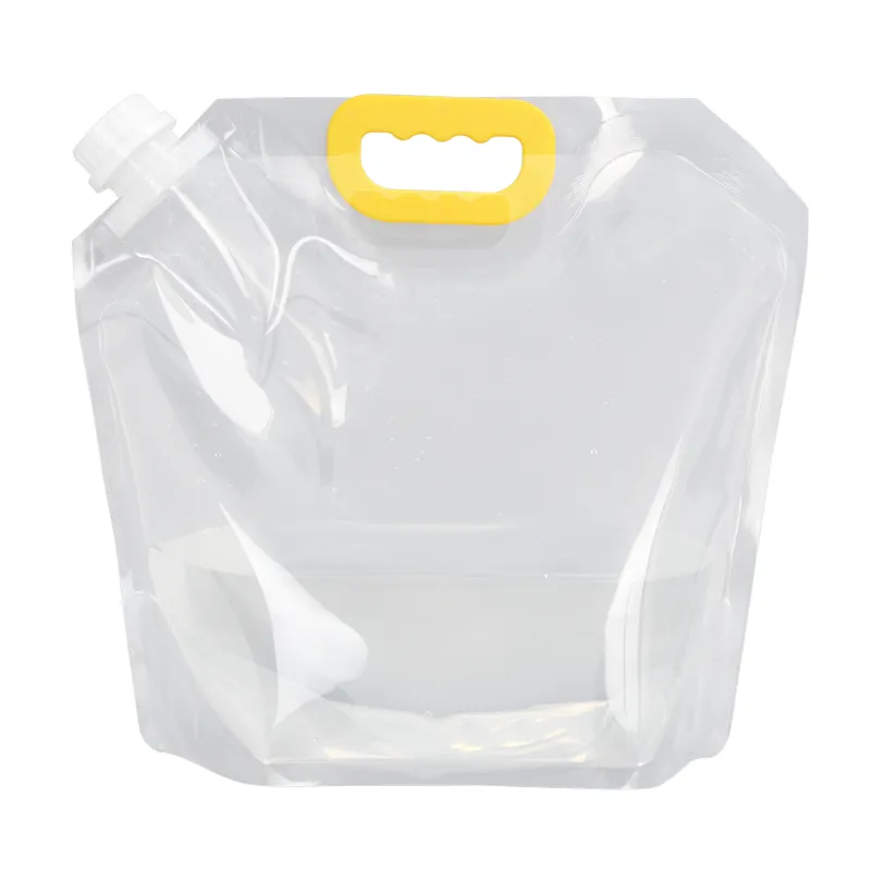 Customized high quality liquid PE plastic cooking bag water beer bag liquid pouch bags packaging water Transparent Spout Pouch