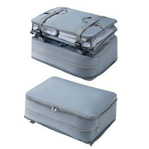 Factory Wholesale Foldable Hanging Wardrobe Storage Travel Bag for Holiday <b>Clothes</b> Organizer Portable - Product Image 3