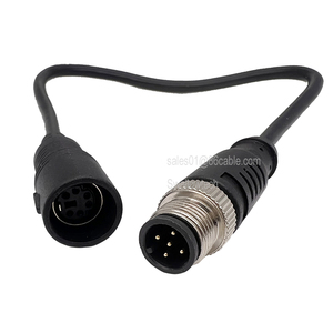 <span class=keywords><strong>M12</strong></span> một mã 5-Pin Nam để Mini DIN 6-pin âm thanh video cáp IP67 kết nối không thấm nước xe phía sau xem Hệ Thống Camera HDTV - Product Image 2