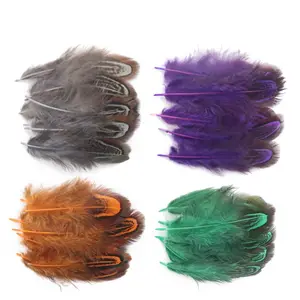 Wholesale Dyed 5-8 cm Loose Natural Ringneck Pheasant Plumages Feather For Fly Tying DIY Jewelry Decoration
