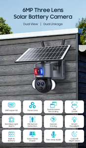 <span class=keywords><strong>Camera</strong></span> năng lượng mặt trời <span class=keywords><strong>mini</strong></span> ngoài trời, tầm nhìn ban đêm màu sắc, phát hiện chuyển động người, Wifi 4G, ba ống kính zoom 15X, độ phân giải 6MP, giá rẻ - Product Image 3