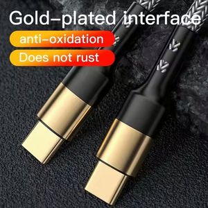 High Quality Gold Plated 3A 20V 60w Fast USB C to USB C Cable for IP 16 15 for For Samsung Huawei Xiaomi USB C Charger Cable - Product Image 4