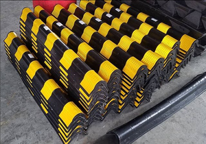 Oferta Especial: Protectores de Esquinas para Garaje de 800 mm, Protectores de Seguridad para Paredes, Protectores de Esquinas de Goma con Película Reflectante Negra y Amarilla para Estacionamiento - Product Image 3