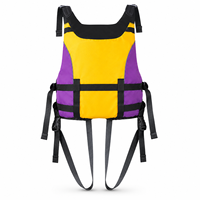 Gilet de sauvetage pour sports nautiques pour adultes à haute flottabilité 150N, tissu Oxford réglable, pour kayak, rafting, navigation de plaisance, pêche