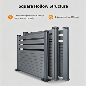 Panneau de clôture décoratif de <span class=keywords><strong>2</strong></span>,4 m de haut, <span class=keywords><strong>2</strong></span>,4 x 0,9 m, en WPC 3.5, pour jardin extérieur, en promotion - Product Image 1